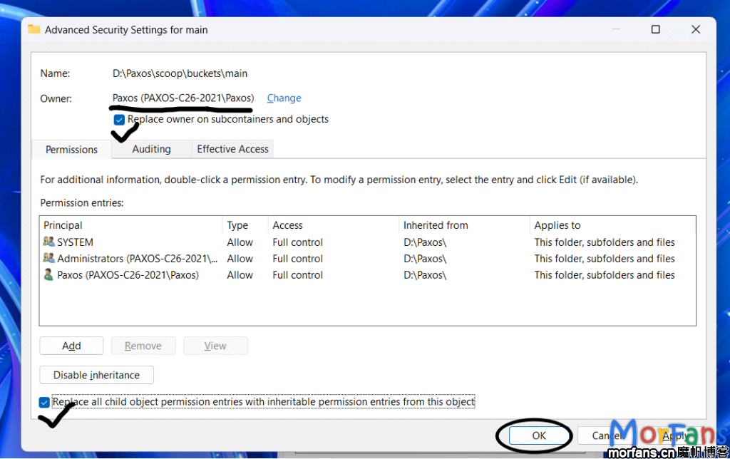 Git 提示 fatal unsafe repository is owned by someone else 错误 魔帆博客